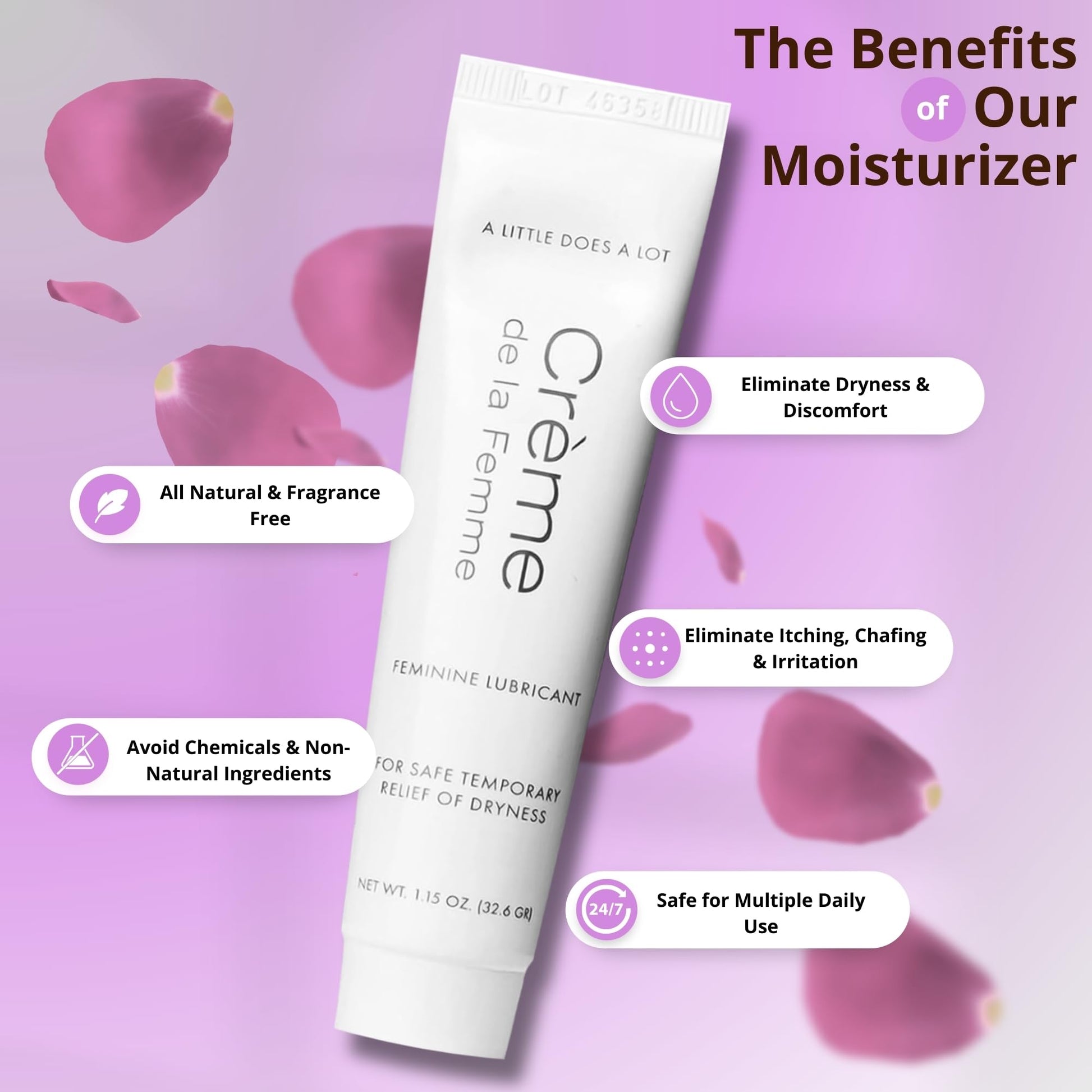 Crème De La Femme Daily Vaginal Moisturizing Cream for Long-Lasting Relief from Feminine Dryness Creme de la FemmeBuy Supplements Australia