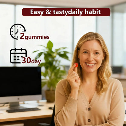 Giamau Lumin Hair Growth Gummies, 60 Vegan Gummies |Supports Healthy Hair Growth & Strength, Skin & Nail Care, | GiamauBuy Supplements Australia