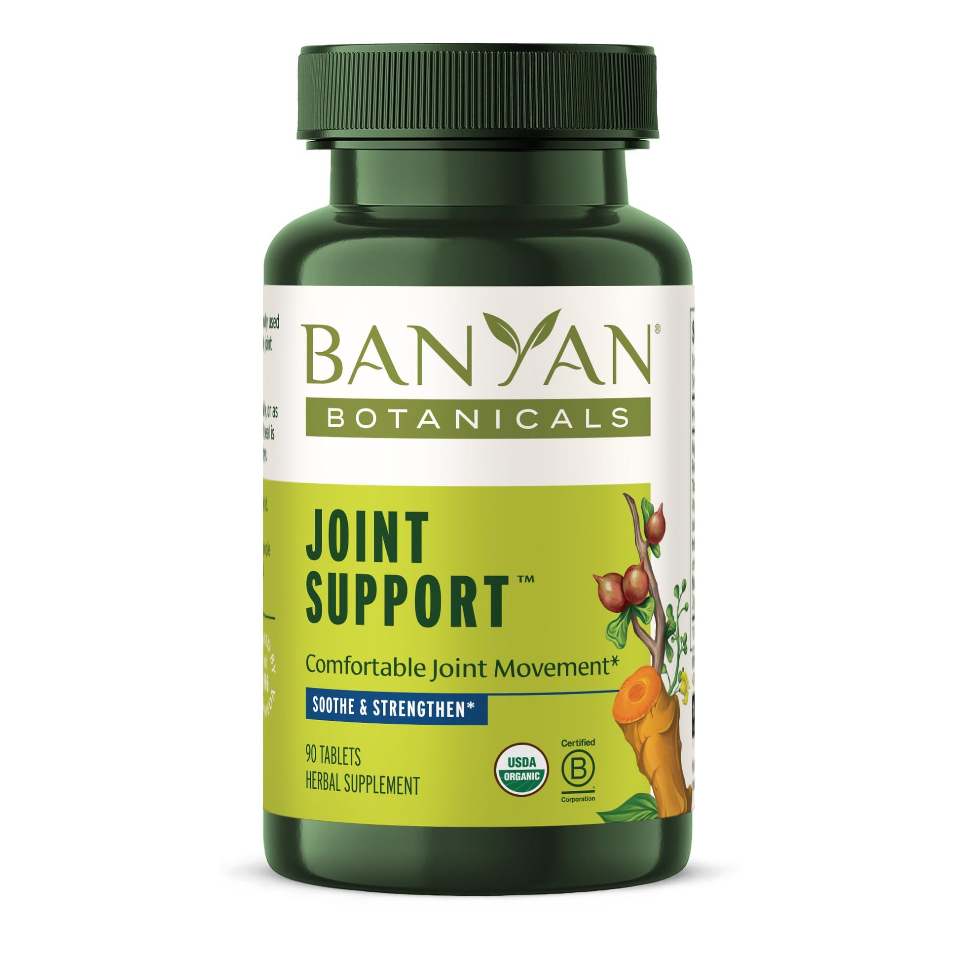 Banyan Botanicals Organic Joint Support–Advanced Mobility & Flexibility Supplement with Boswellia,Guggulu Resin & Turmeric–Natural Lubrication for Cartilage, Bones & Muscles-90 Tablets-USDA Organic Banyan BotanicalsBuy Supplements Australia