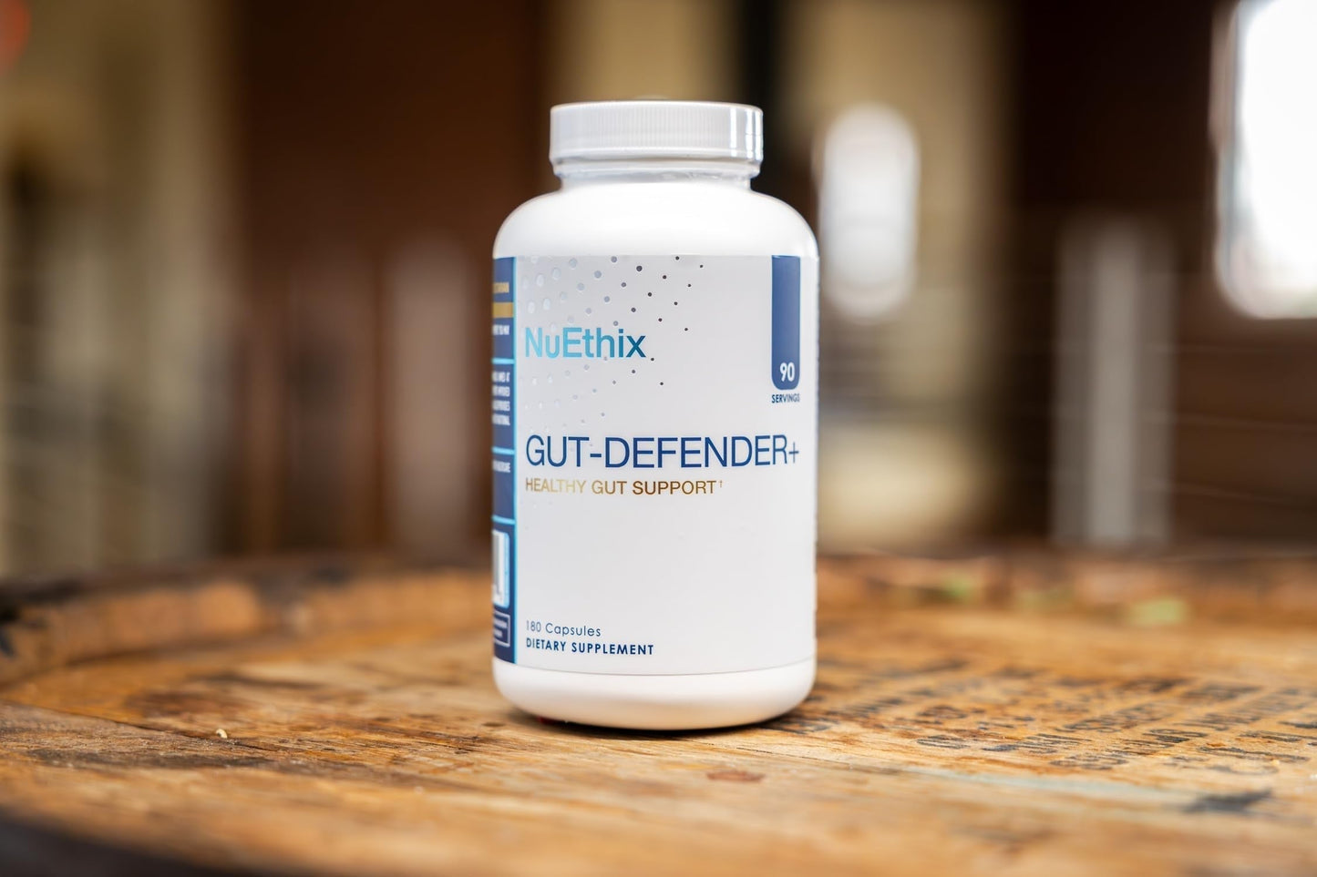 NuEthix Formulations Gut Defender+ Microbiome Balance Dietary Supplement, 180 Capsules, 90 Servings NuEthix FormulationsBuy Supplements Australia