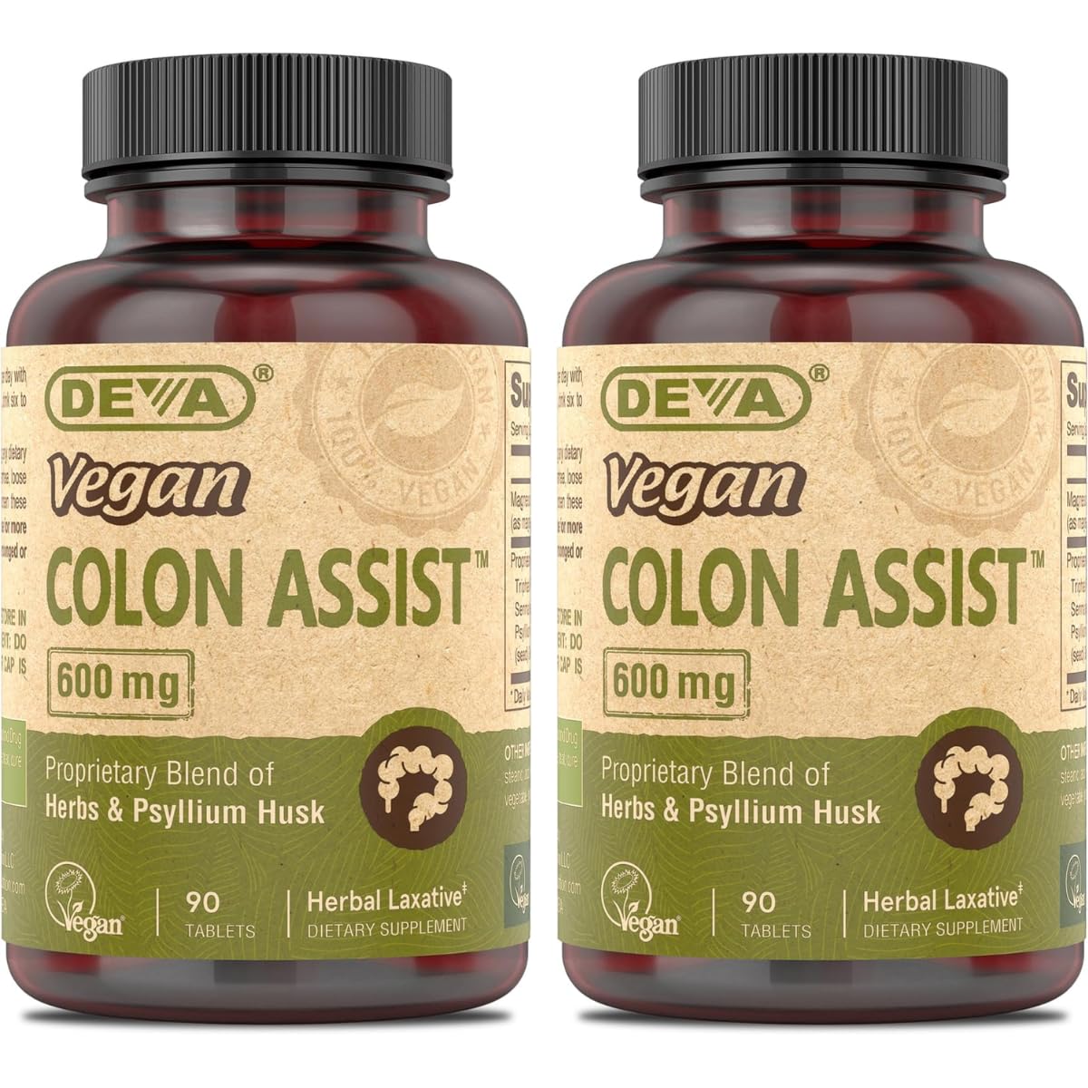 DEVA Vegan Colon Assist 90 Tabs (Pack of 2) DEVABuy Supplements Australia