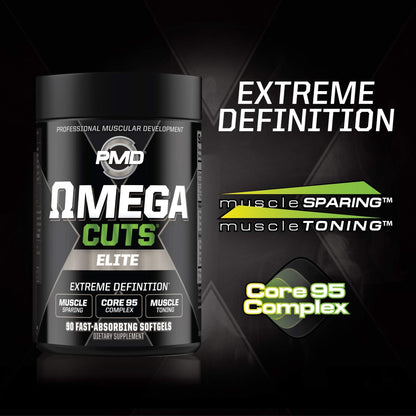 PMD Sports Ultra Pump Fuel - Pre Workout - Island Punch (30 Servings) Sports Omega Cuts Elite Thermogenic Fat Burner (90 Softgels)