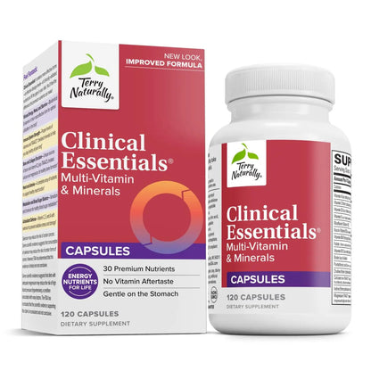 Terry Naturally Clinical Essentials - Supplement to Aid Bone, Cardiovascular & Immune Health - Supplement with Chelated Minerals Terry Naturally