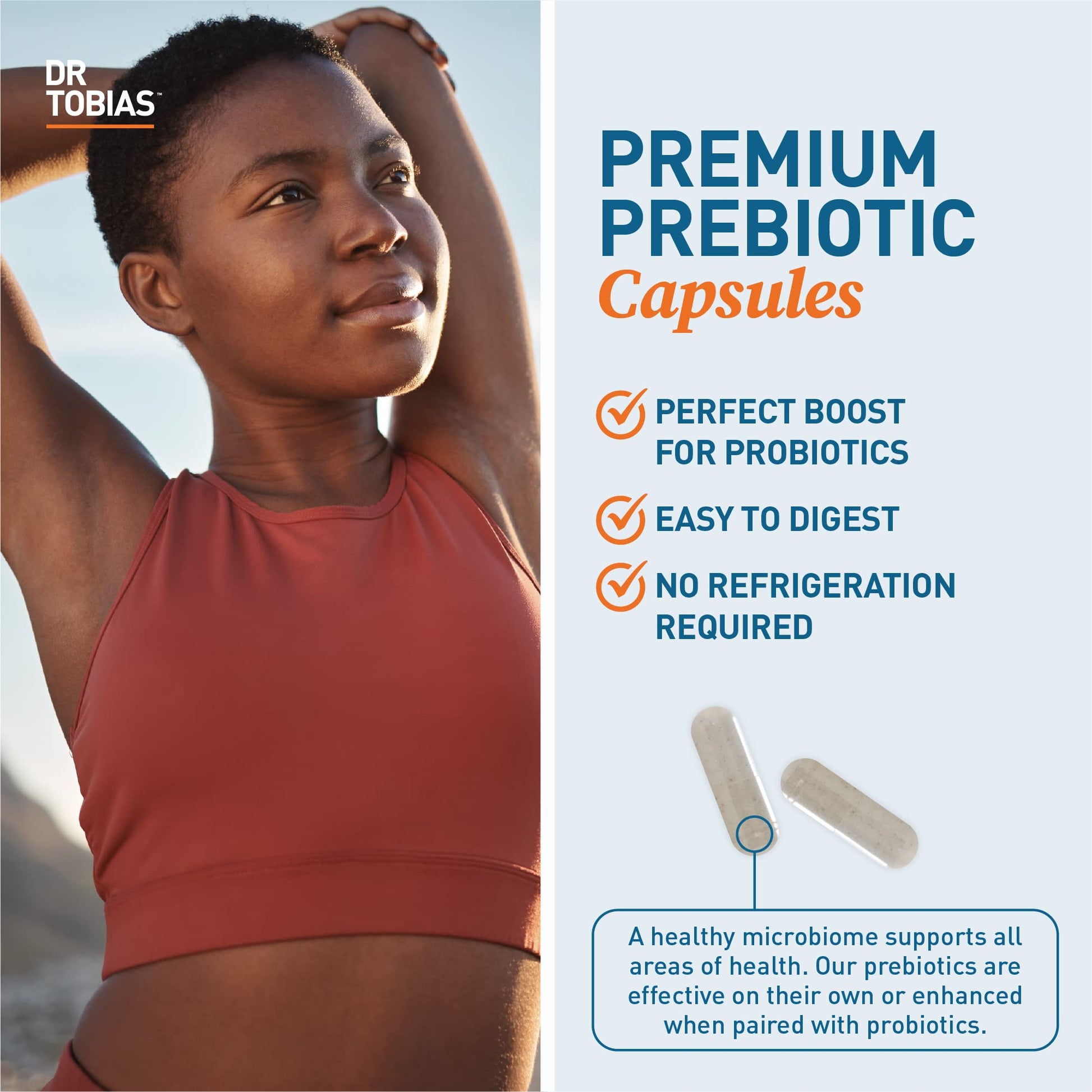 Dr. Tobias Prebiotics, Supports Digestion & Gut Health, Feed Good Probiotic Bacteria Dr. TobiasBuy Supplements Australia