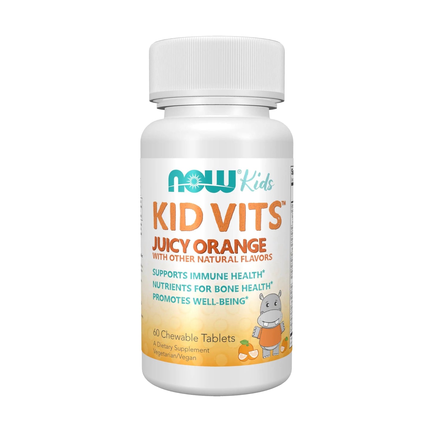 Now Kids Supplements, Kid Vits Multivitamin, Juicy Orange, 60 Chewable Tablets NOW Foods