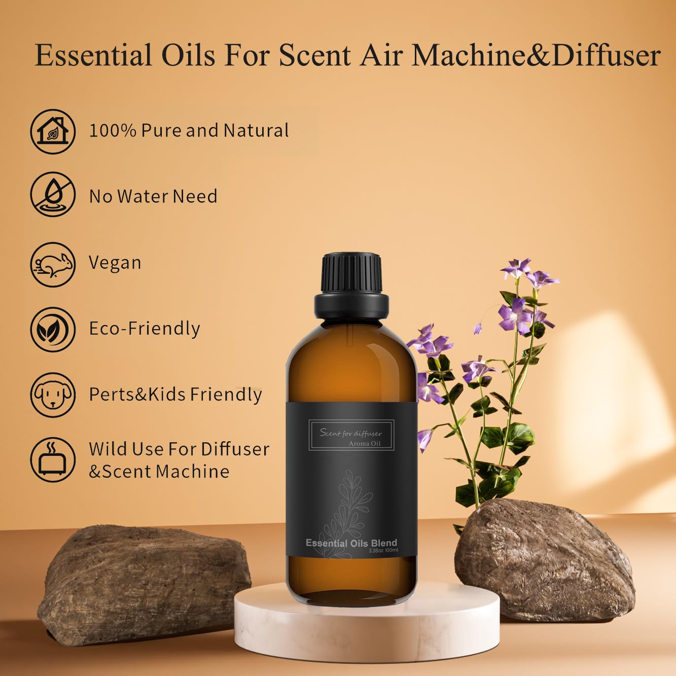 Homnas White Tea Essential Oil 100ML, Hotel Collection 100% Pure and Natural Aromatherapy Oil homnasBuy Supplements Australia