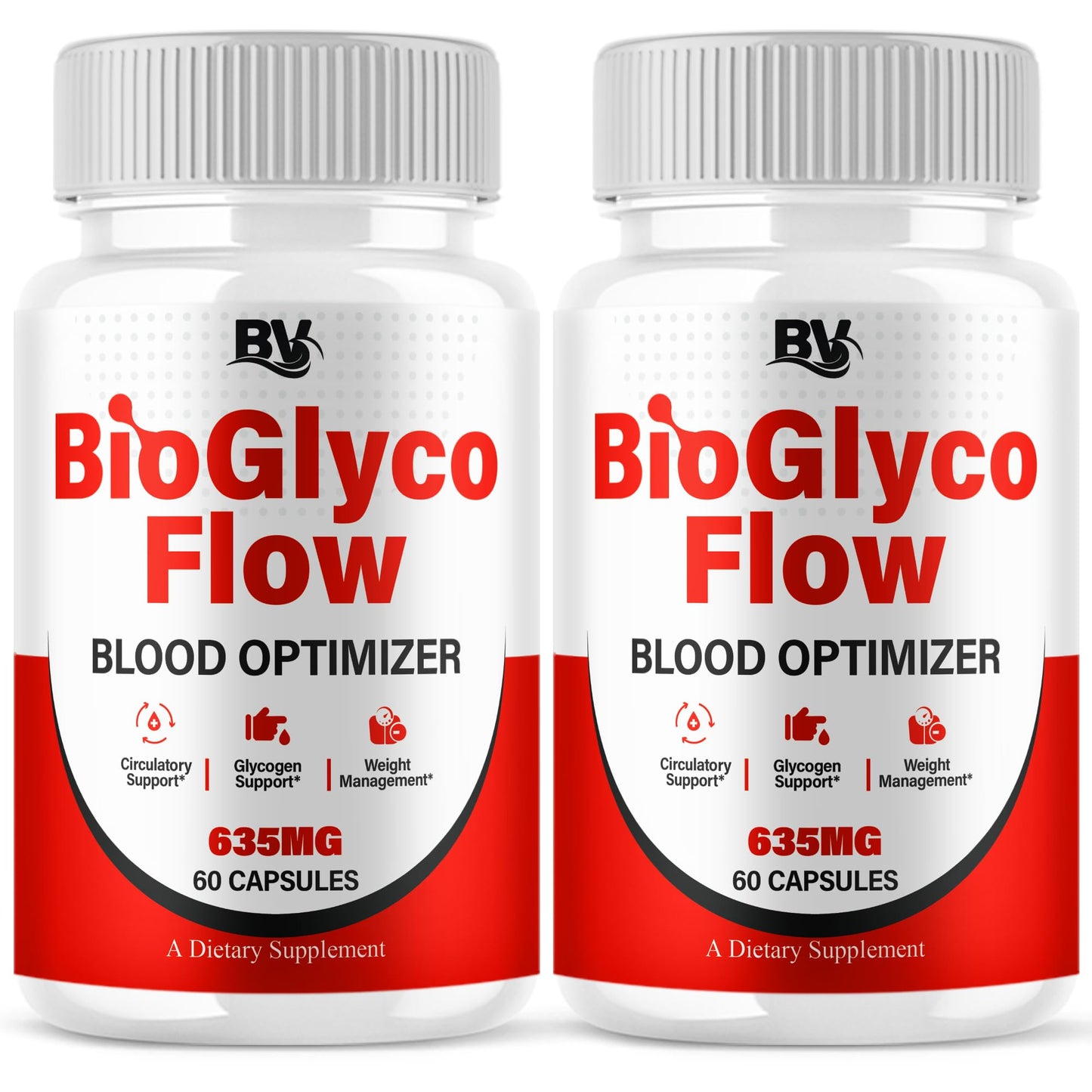 BioGlyco Flow Advanced Daily Multivitamin Health Support and All Natural Wellness Supplement Formula, BioGlyco Flow Premium Health and Wellness Support Formula Supplement (2 Pack - 120 Capsules) BLUE VIBEBuy Supplements Australia