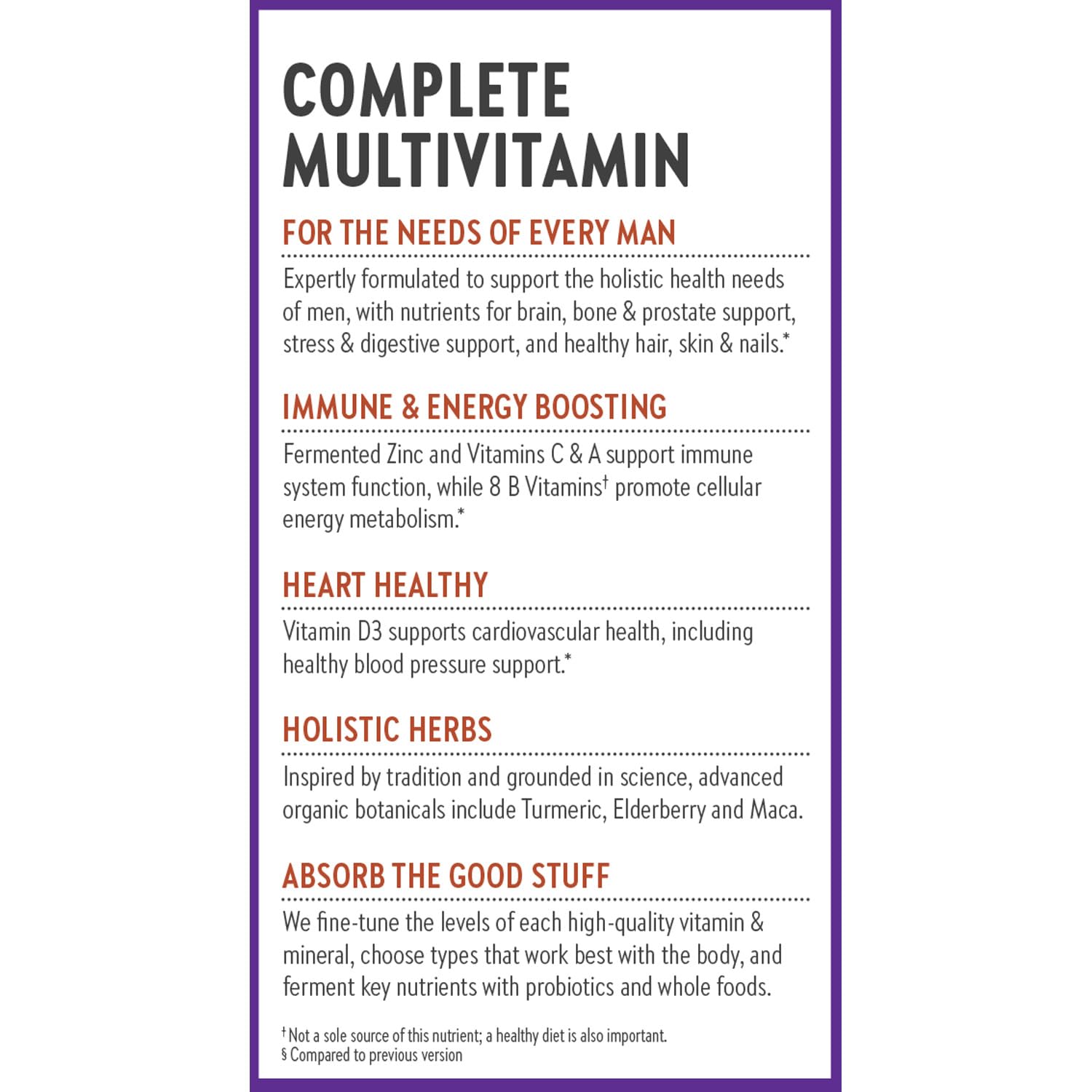 New Chapter Men’s Multivitamin, B6, Extra B12, D3, Vitamin C & Zinc, Immune, Heart, Cellular Energy, and Brain Health New ChapterBuy Supplements Australia