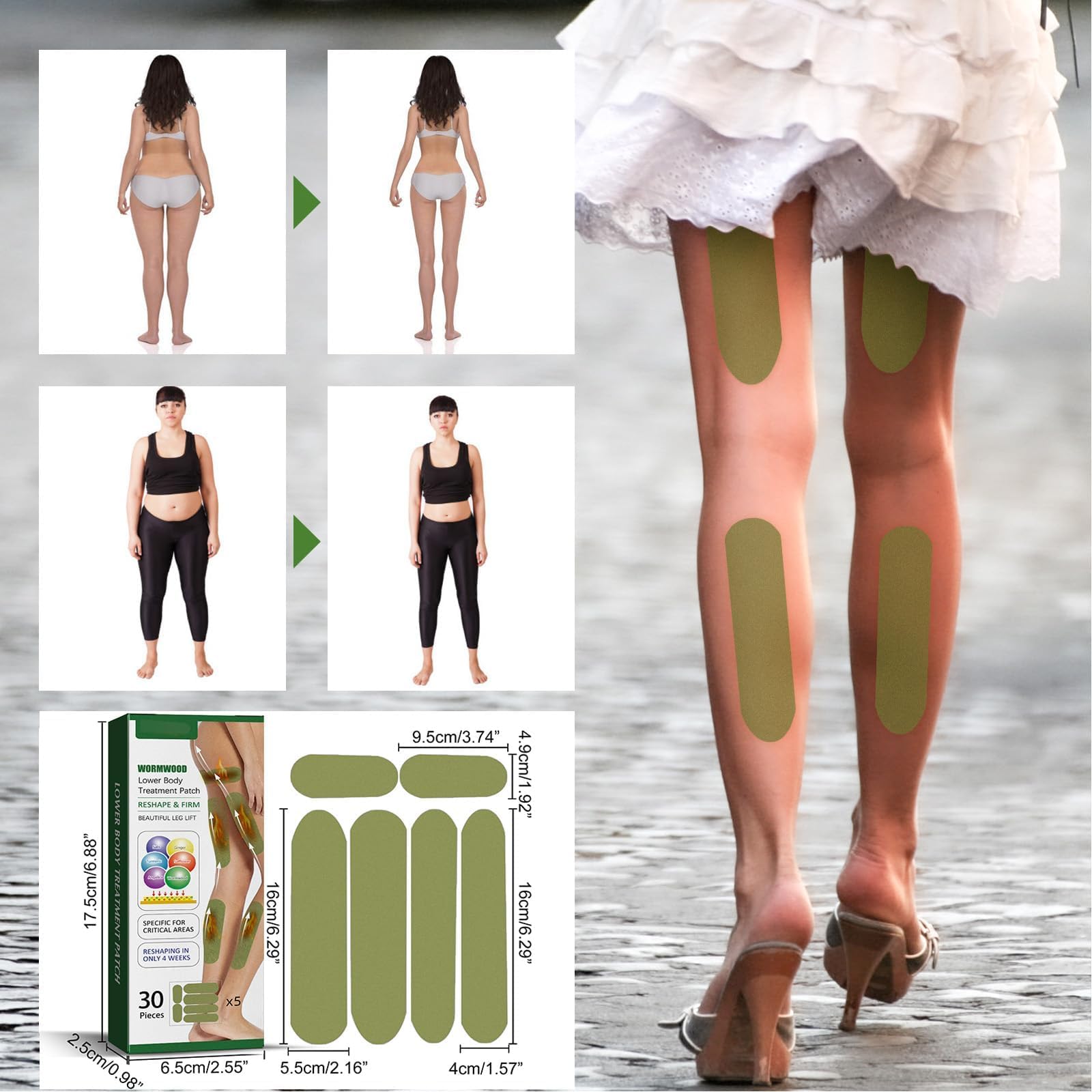 Herballegs Cellulite Reduction Patches, Herbal Legs Cellulite Reduction Patches, Herbalfusion Cellulite KTMDAKBuy Supplements Australia