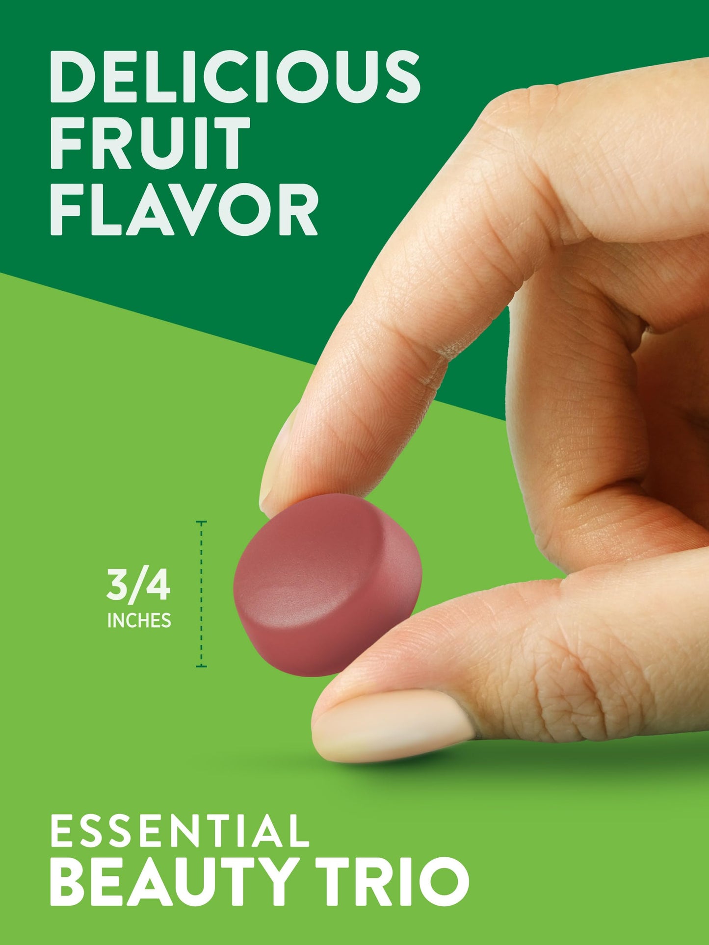 Nature's Truth Hair Skin and Nails Gummies | 80 Count | 2500mcg of Biotin | Vegan, Non-GMO, Gluten Free Supplement