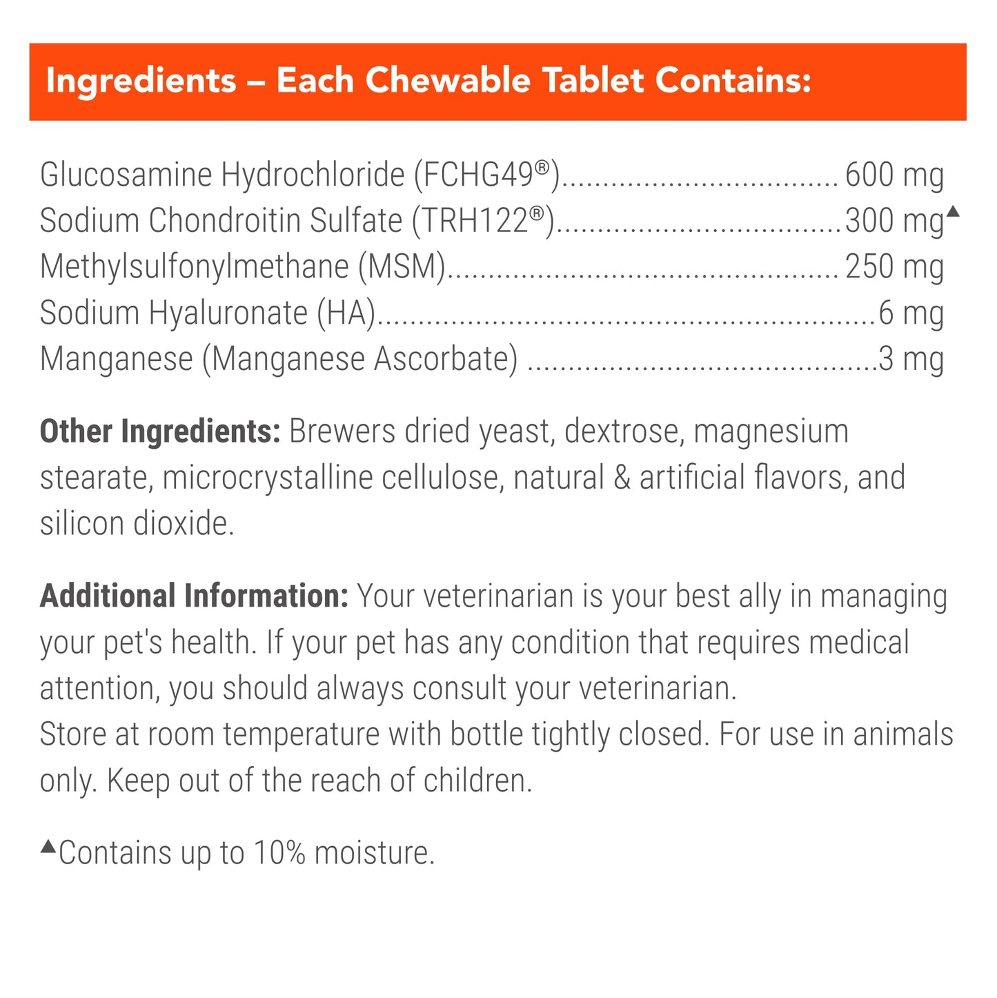 Nutramax Cosequin for Dogs Joint Health Supplement, Contains Glucosamine for Dogs, Plus Chondroitin, MSM and HA, Supports Healthy Joints, Chewable Tablets, 75 Count Nutramax LaboratoriesBuy Supplements Australia