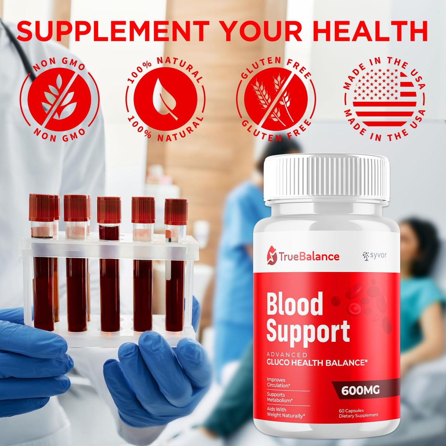 (2 Pack) True Balance Capsules, Official TrueBalance Glycogen Support Pills with All Natural Ingredients, Advanced Formula Support Supplement with Max Strength Vitamins for Women & Men (120 Capsules) SyvorBuy Supplements Australia