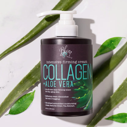 BLOOM Collagen Lotion Skin Care Firming Body Cream, Intensive Anti Aging Moisturizer BLOOM IT'S A GREAT SKIN DAY!Buy Supplements Australia