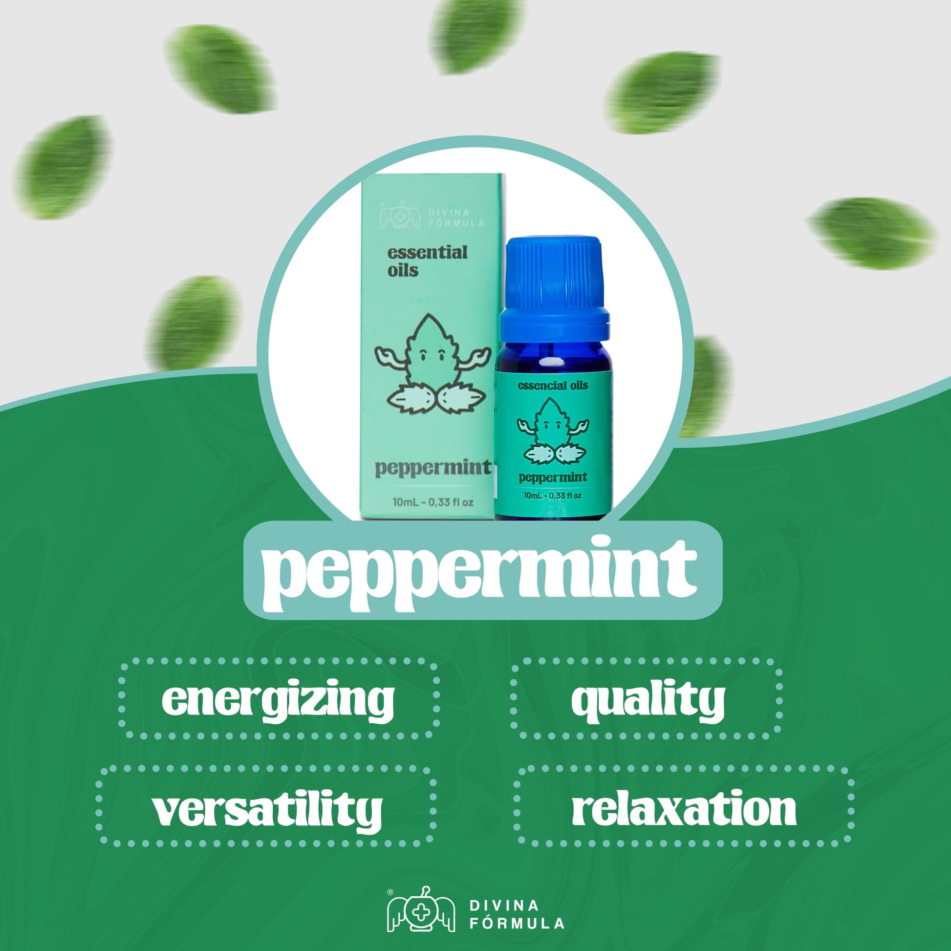 Divina Fórmula - 100% Pure Peppermint Essential Oil - Aromatherapy Oils, Essential Oils - Oil for Massage Divina FÓrmulaBuy Supplements Australia