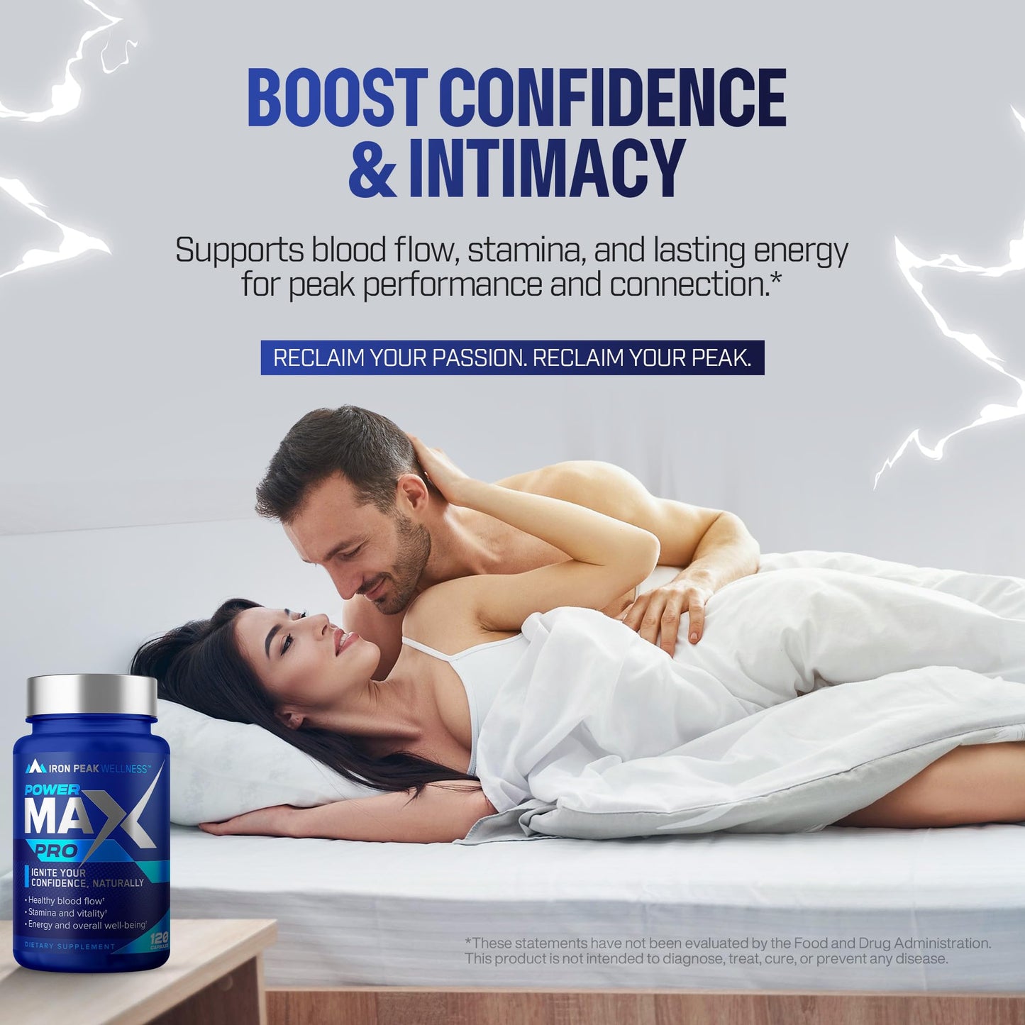 Testosterone Booster Pills for Men - Male Enhancing Supplement - Fast Acting Blood Flow, Muscle Growth, Strength, Energy, Libido, Endurance, Workout - Natural Performance Test Boost - 60 Day Serving IronPeak WellnessBuy Supplements Australia