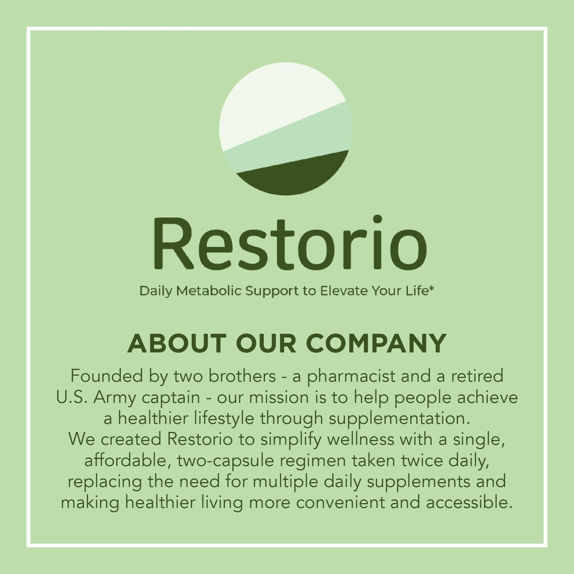 Restorio™ Metabolic Health Support Capsules - Liver & Inflammation Support - Hangover Prevention - Exercise Recovery - 120 Capsules RestorioBuy Supplements Australia