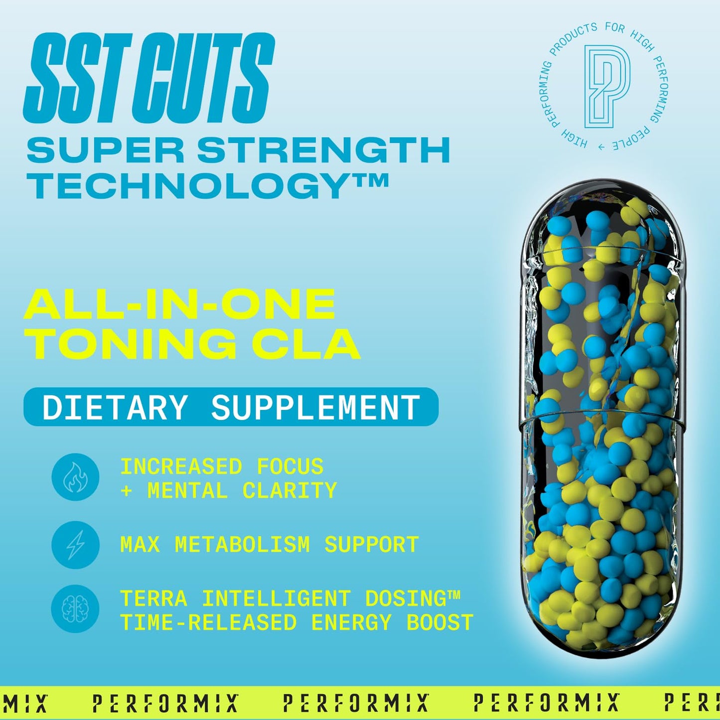 PERFORMIX - SST Cuts - Thermogenic with CLA - Energy, Focus & Mood - Metabolism Support PERFORMIXBuy Supplements Australia