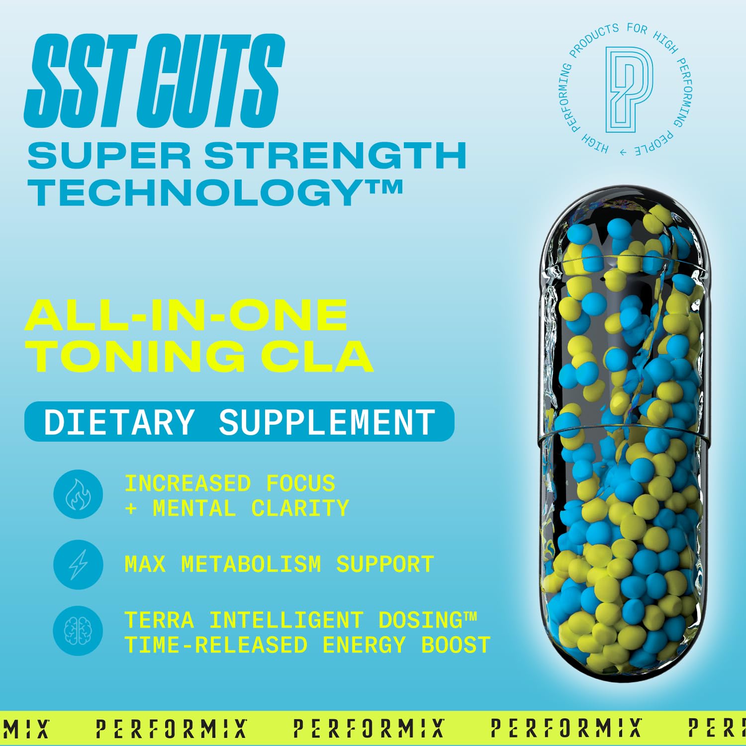 PERFORMIX - SST Cuts - Thermogenic with CLA - Energy, Focus & Mood - Metabolism Support PERFORMIXBuy Supplements Australia
