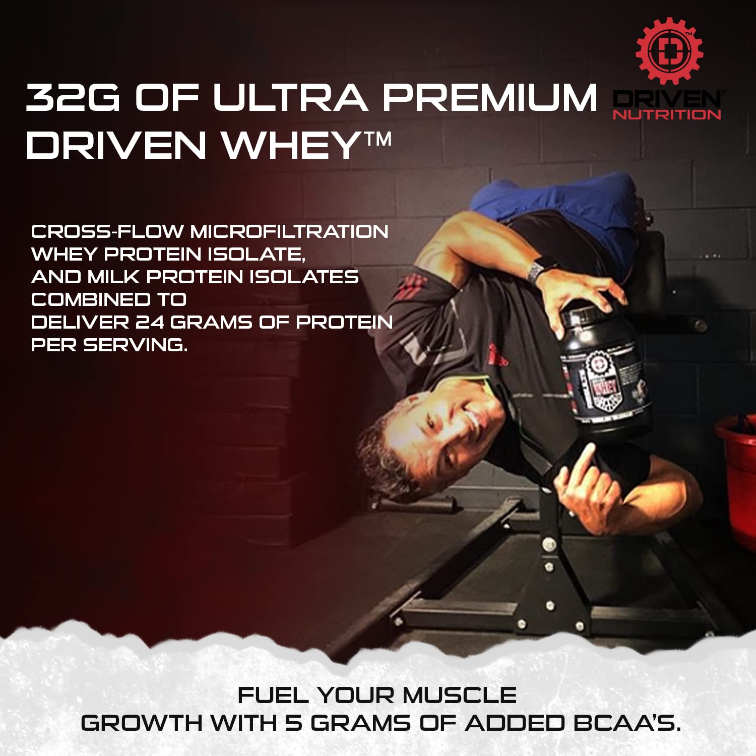 Driven WHEY- Grass Fed Whey Protein Powder: Delicious, Clean Protein Shake- Improve Driven NutritionBuy Supplements Australia