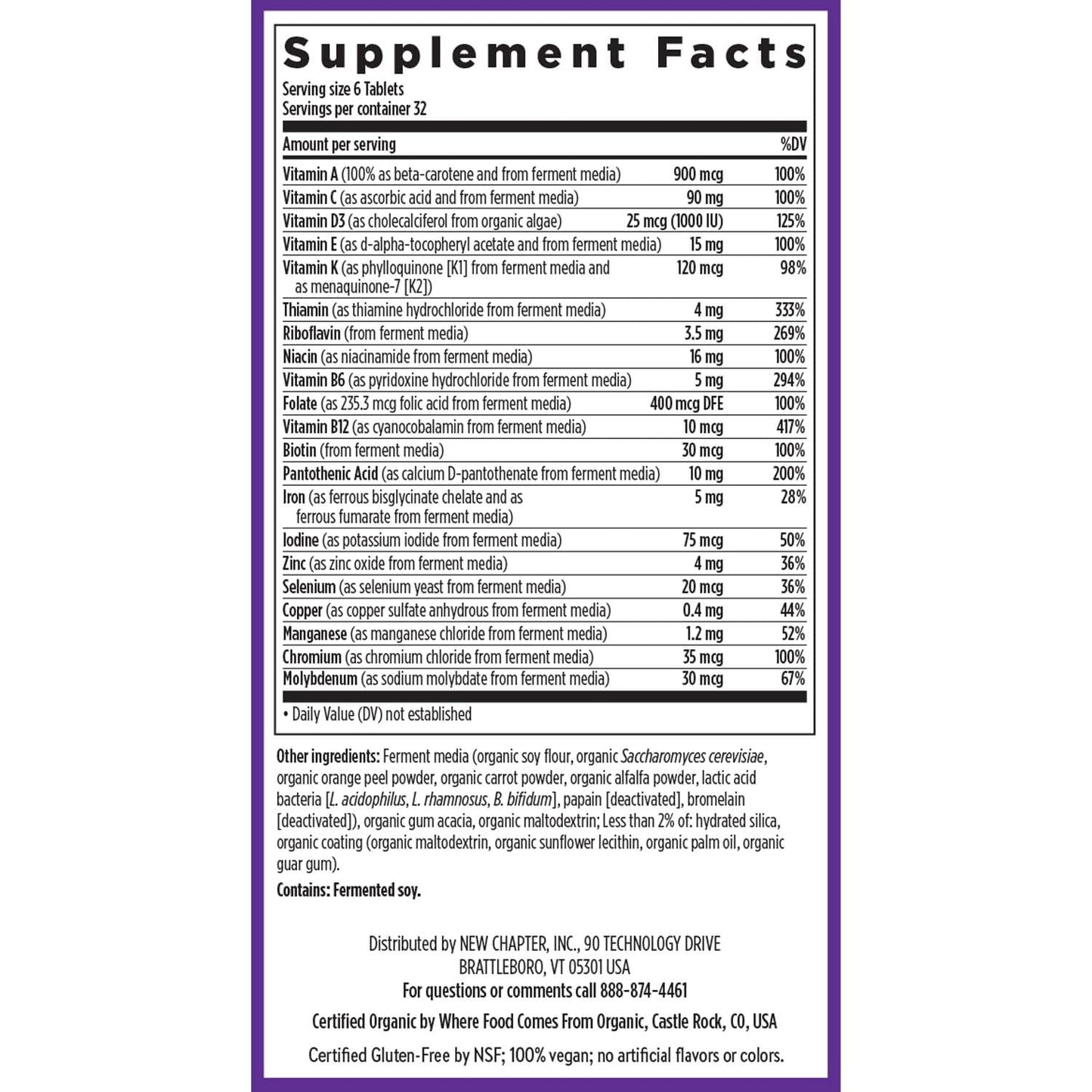 New Chapter Tiny Tabs Multivitamin with 20+ Nutrients for Immune, Cellular Energy & Stress Support, Including Vitamin D3 + B Vitamins, 192 Count New ChapterBuy Supplements Australia