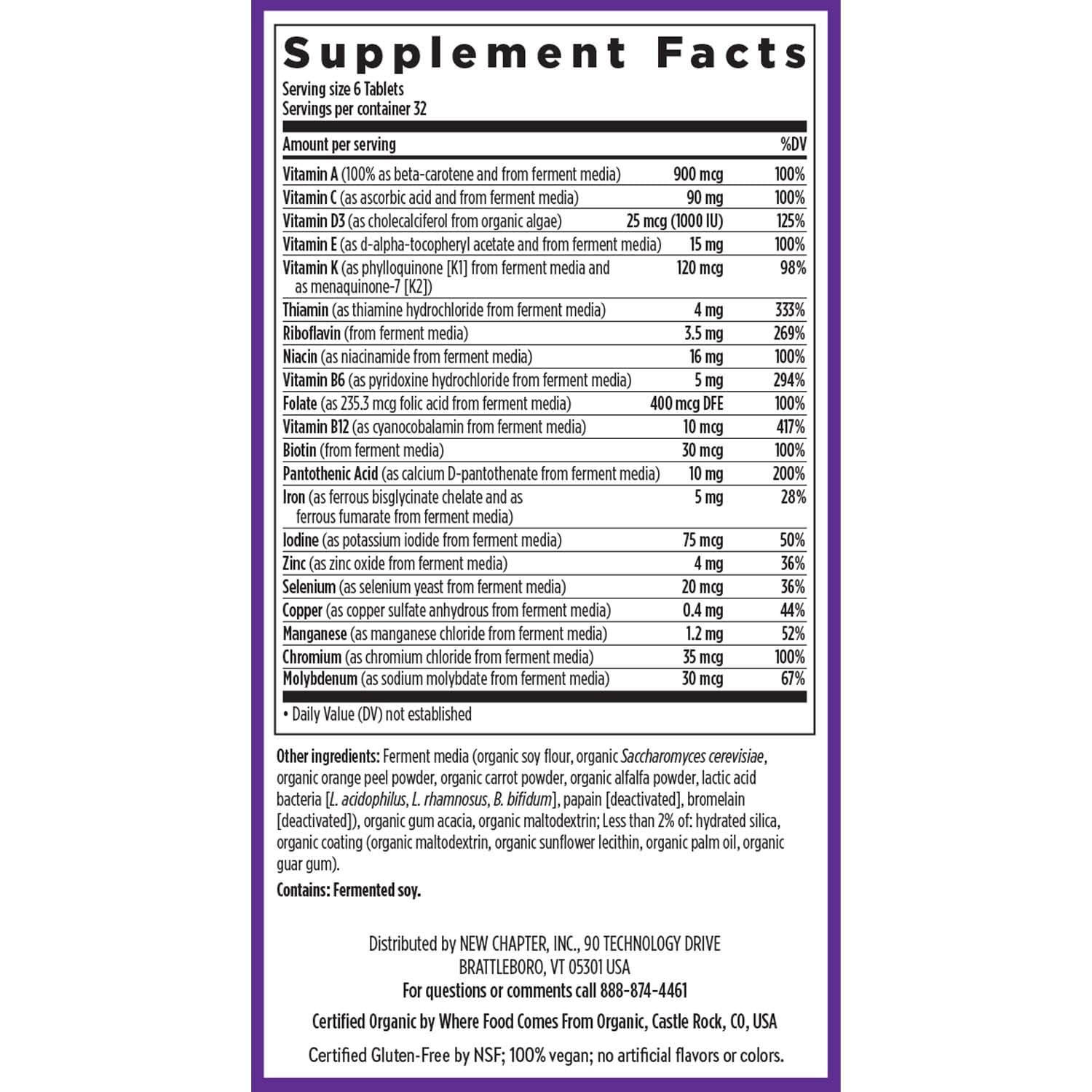 New Chapter Tiny Tabs Multivitamin with 20+ Nutrients for Immune, Cellular Energy & Stress Support, Including Vitamin D3 + B Vitamins, 192 Count New ChapterBuy Supplements Australia