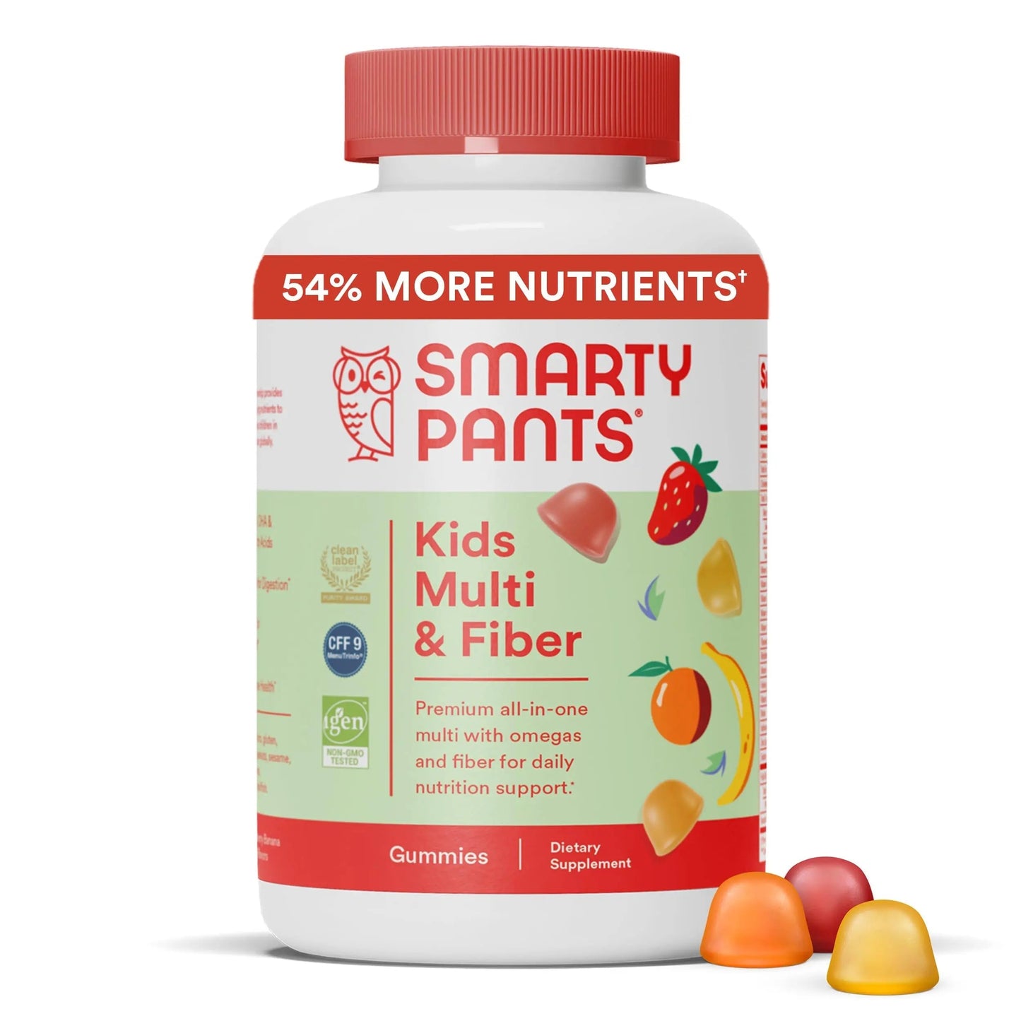 SmartyPants Organic Kids Multivitamin Gummies: Probiotics, Omega 3 (ALA) & Kids Multivitamin Gummies and Fiber Supplement: Omega 3 Fish Oil (EPA/DHA), Vitamin D3, C, Vitamin B12 SmartyPantsBuy Supplements Australia