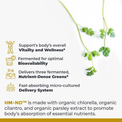 Premier Research Labs Fermented HM-ND - Cilantro, Parsley, and Chlorella Liquid, Full Body Detox and Cleanse for Men and Women, Cilantro Supplement with Organic Herbal Extracts - 8 Fl Oz Premier Research LabsBuy Supplements Australia