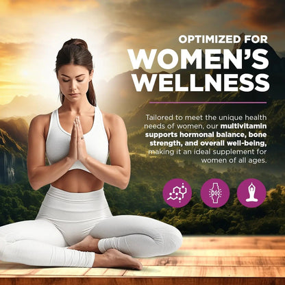 Built by Nature Vitamins for Women – Women's Complete Daily Multivitamin Supplement with A, B, C, D, E, Iron, Calcium, Magnesium and Multi Minerals Built by NatureBuy Supplements Australia
