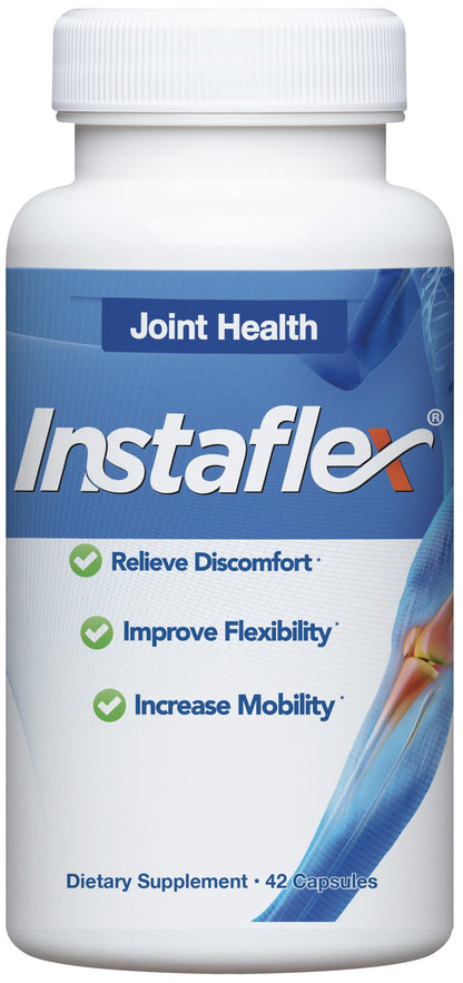 Instaflex Joint Support Supplement for Men and Women - Glucosamine, MSM, White Willow, Turmeric, Ginger, Cayenne, Hyaluronic Acid - 42 Capsules InstaflexBuy Supplements Australia