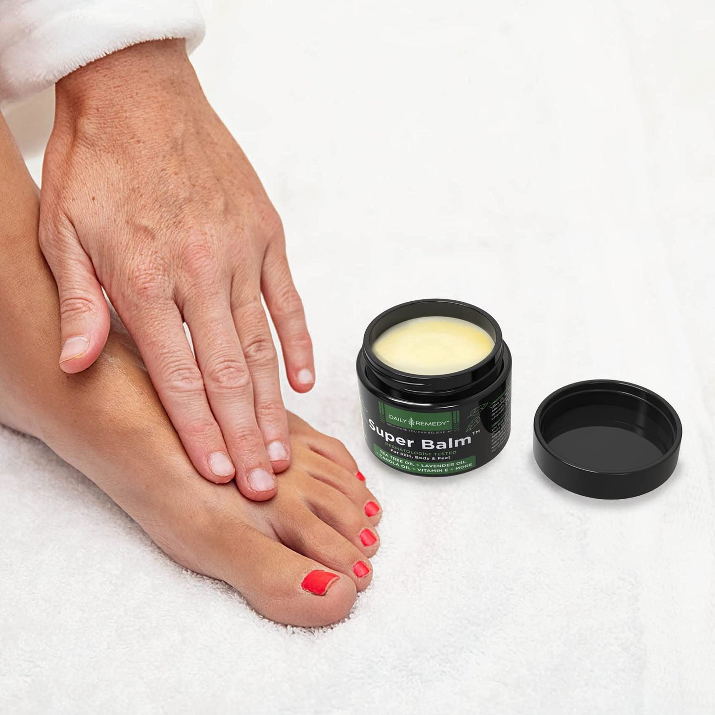 DAILY REMEDY Tea Tree Oil Extra Strength Super Balm - Athletes Foot Cream Combats DAILY REMEDYBuy Supplements Australia