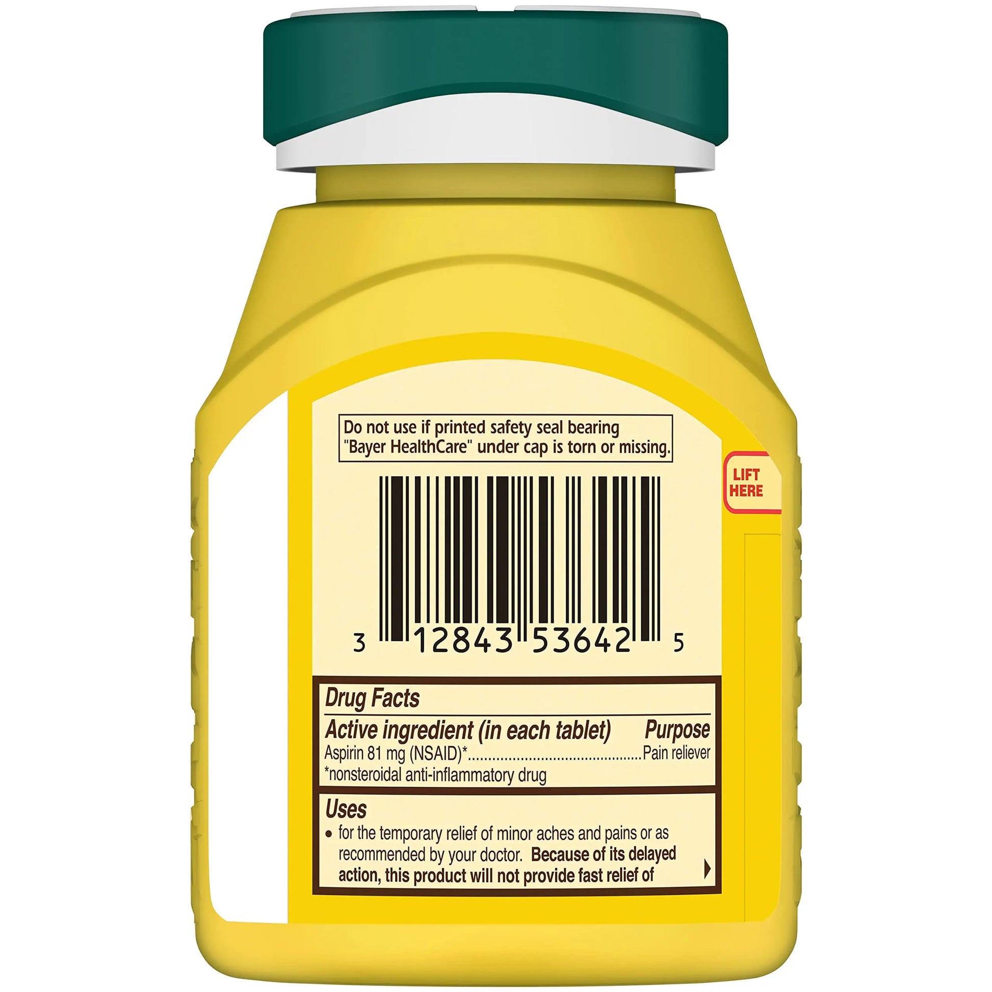 Bayer Aspirin 81mg Enteric Coated Tablets 300ct and 2 Count Travel Pack of Genuine Aspirin 325mg Coated Tablets BayerBuy Supplements Australia