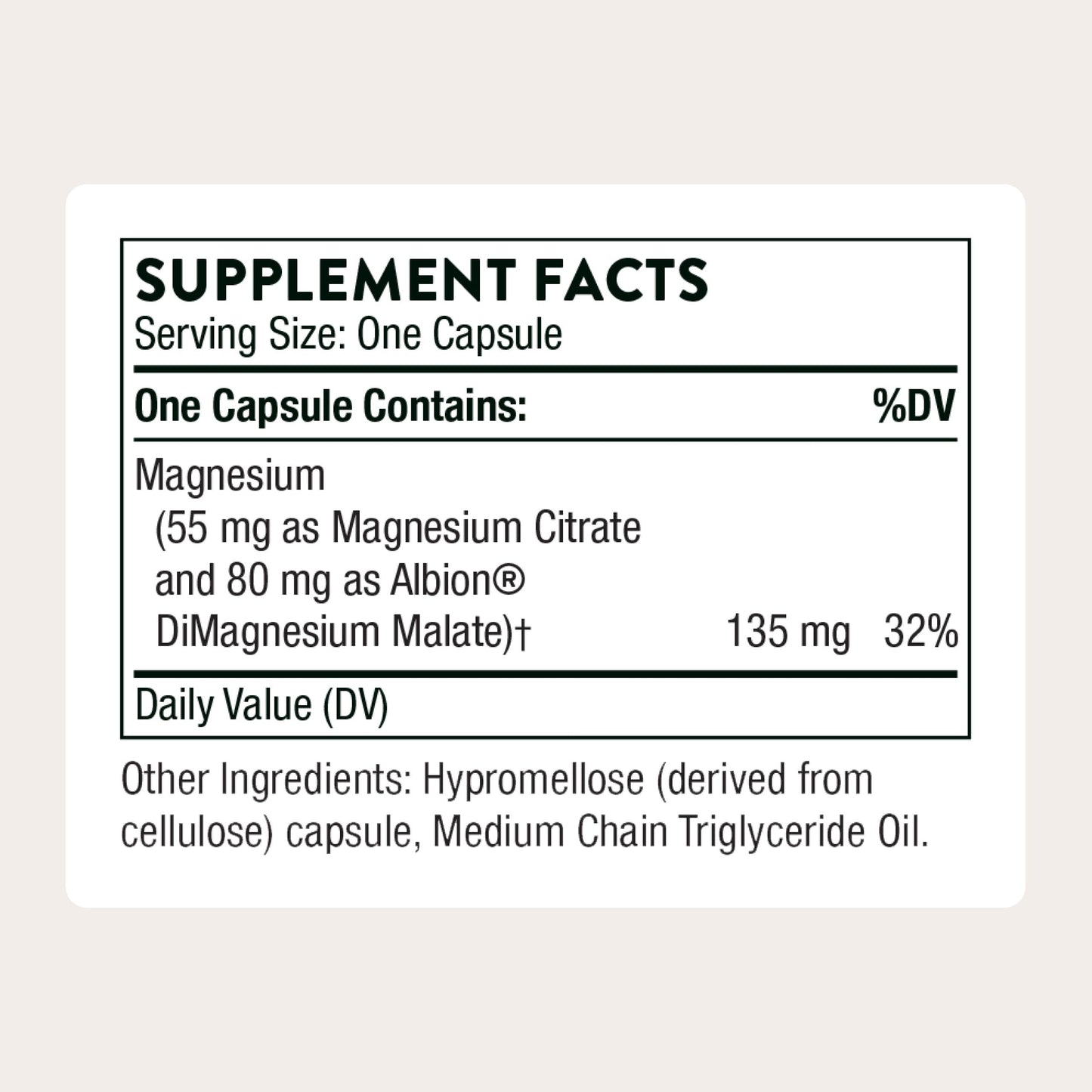 THORNE - Magnesium CitraMate - Magnesium Citrate & Malate Supplement - Supports Heart Health, Skeletal Muscles, Cardiac & Lung Function, Bone Density & More* - Third-Party Certified - 90 Servings THORNEBuy Supplements Australia