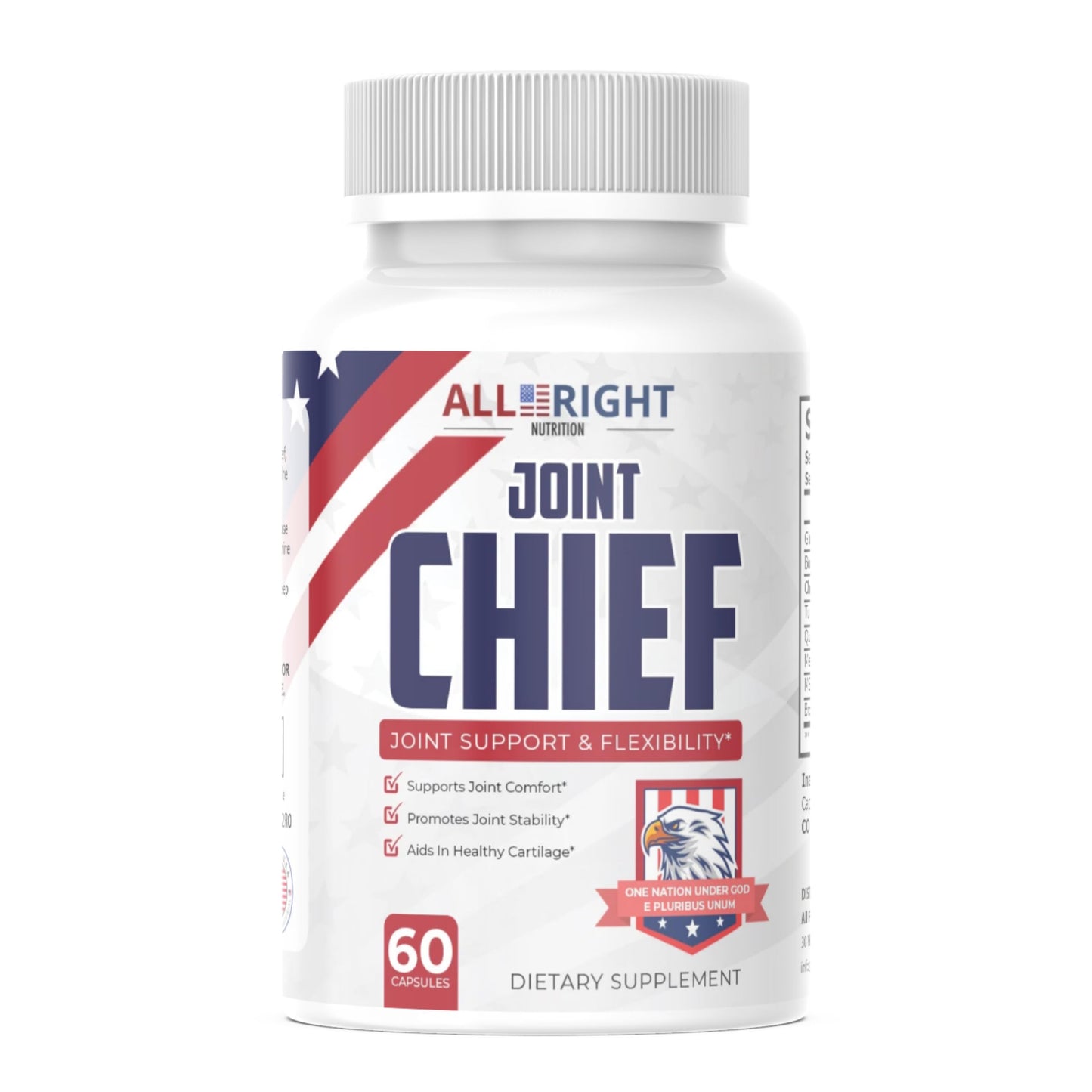 All Right Nutrition Joint Chief - Joint & Muscle Support - Mobility Aid - 60 Capsules All Right NutritionBuy Supplements Australia
