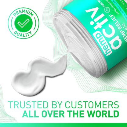 HEMPACTIV Cooling Hemp Cream – Menthol, MSM & Arnica – Fast-Absorbing, Non-Greasy Formula for Muscles & Joints – 4oz Best-Value Size HEMPACTIVBuy Supplements Australia