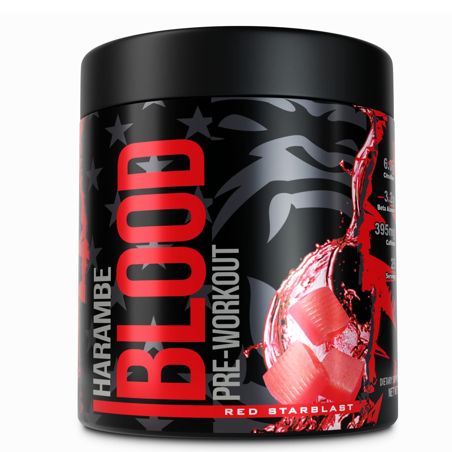 Harambe Blood  Extreme Preworkout Supplement for Men & Women  Strong Pre Workout