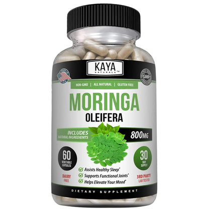 Kaya Naturals Moringa Leaf Extract - Complete Greens Superfood Supplement - Pure Miracle Tree Moringa - Boost Energy Naturally Kaya NaturalsBuy Supplements Australia