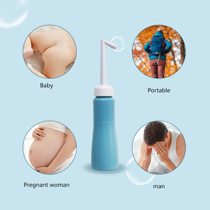 Portable 11.8 Oz Bidet, Feminine Care Irrigator, Retractable Nozzle Travel Bidet with 60° Elbow XYJunTechBuy Supplements Australia