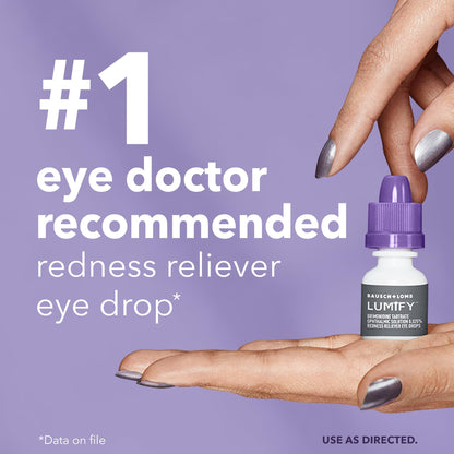 LUMIFY Eye Drops for Red Eyes, Redness Reliever for Brighter Looking Eyes, Works in 1 Minute & Lasts Up to 8 Hours, Eye Drops, 0.17 Fl Oz (5 mL) LUMIFY buy supplements Au