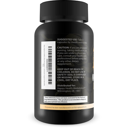 Max Alpha X10ND Ultra Prostate - T Prostate Support for Men - Promote Energy & Endurance - Blood Flow Support for Prostate Health with Vitamin D, Ginseng, Green Tea, & Zinc - Immune Support Benefits Happy Health MarketplaceBuy Supplements Australia