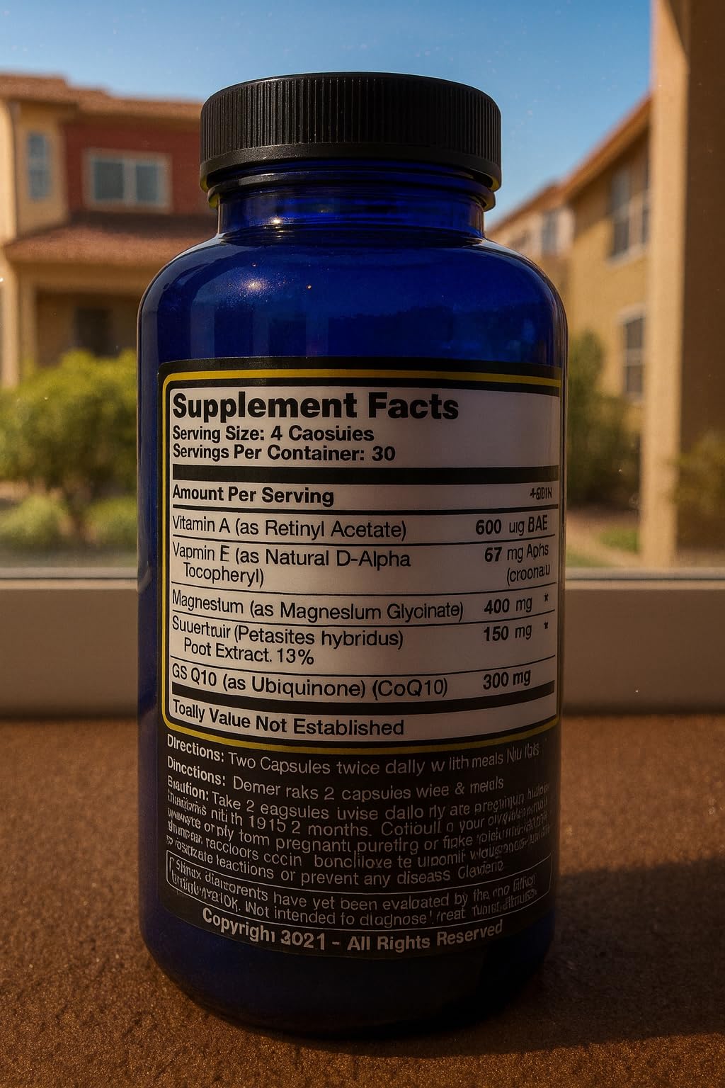 Migraine Relief, Quad-Formula with PA-Free Butterbur (150mg), CoQ10 (300mg), Magnesium Glycinate (300mg), High-Dose Riboflavin (400mg) - MigrA Zero (120 Caps) Optimal Dosing for Migraine Sufferers Iconis BioceuticalsBuy Supplements Australia