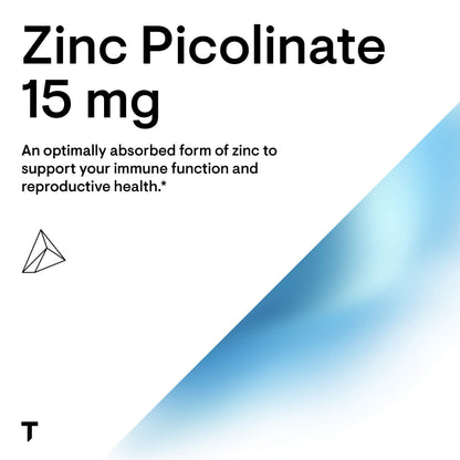 Thorne Zinc Picolinate 15mg - Highly Absorbable Zinc Supplement - Supports Wellness THORNEBuy Supplements Australia