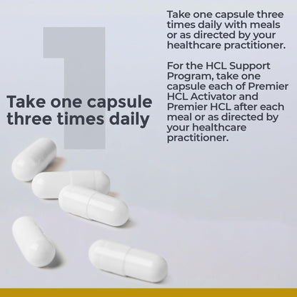 Premier Research Labs Premier HCL Activator - Pepsin Digestive Enzymes Supplement for Optimal Digestive Function for Men & Women, Low Stomach Acid, Nutrient Absorption - 90 Vegetarian Capsules Premier Research LabsBuy Supplements Australia