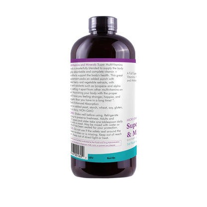 Liquid Super Multivitamin and Minerals - Premium Liquid Vitamins for Enhanced Absorption - Daily Liquid Multivitamin Supplement Life SolutionsBuy Supplements Australia