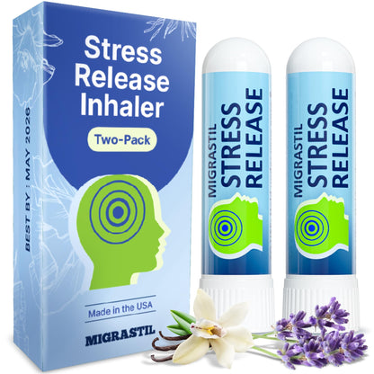 Basic Vigor Migrastil Extra Strength Migraine Stick & Stress Release Inhaler 2-Pack Basic VigorBuy Supplements Australia