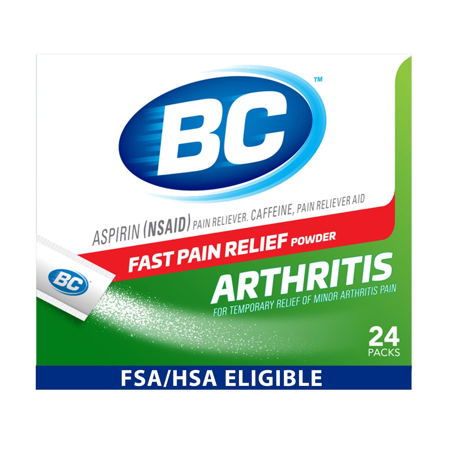 BC Pain Relief Powder, Arthritis Pain, 24 ct (Pack of 1) BCBuy Supplements Australia