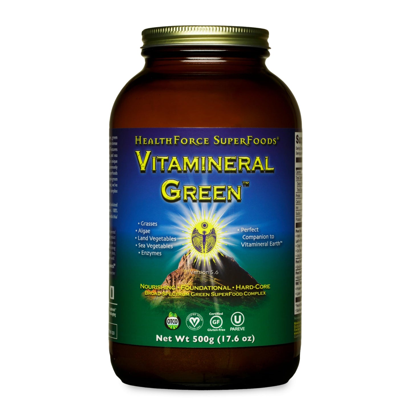 HEALTHFORCE SUPERFOODS Vitamineral Green - Mineral Supplement for Immune & Thyroid Support - Green Powder Supplement with Ingredients from The Land - Gluten-Free & Vegan - 500 Grams HEALTHFORCE SUPERFOODSBuy Supplements Australia