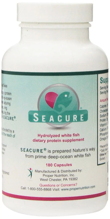 Seacure 180 Capsules Proper NutritionBuy Supplements Australia