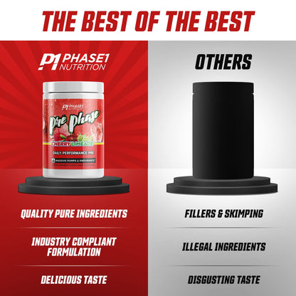 Pre Phase Daily Driver Preworkout - Phase 1 Nutrition (Cherry Limeade, 25 Servings)