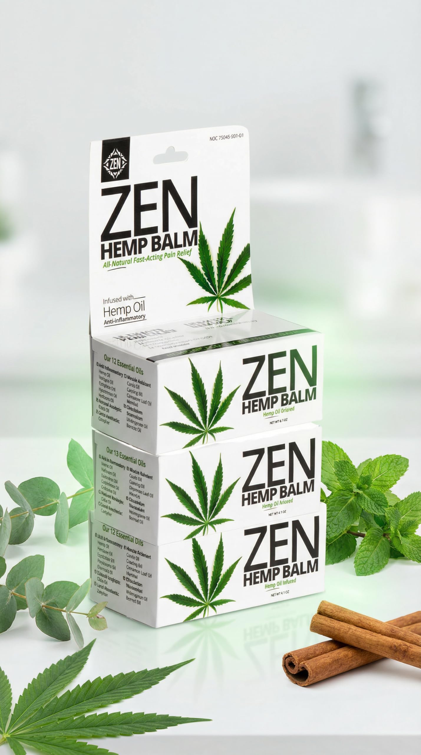ZEN Hemp Balm – Concentrated Plant-Based Topical Balm – 0.7 oz ZENBuy Supplements Australia
