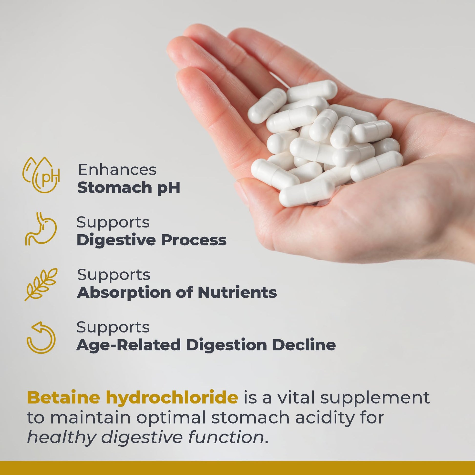 Premier Research Labs Premier HCL - Betaine HCL, Betaine Hydrochloride Supplement for Optimal Digestive Function, Nutrient Absorption, Betaine-HCL for Low Stomach Acid- 90 Vegetarian Capsules (2 Pack) Premier Research LabsBuy Supplements Australia